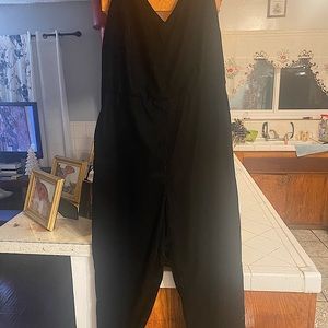 Banana republic velvet jumpsuit